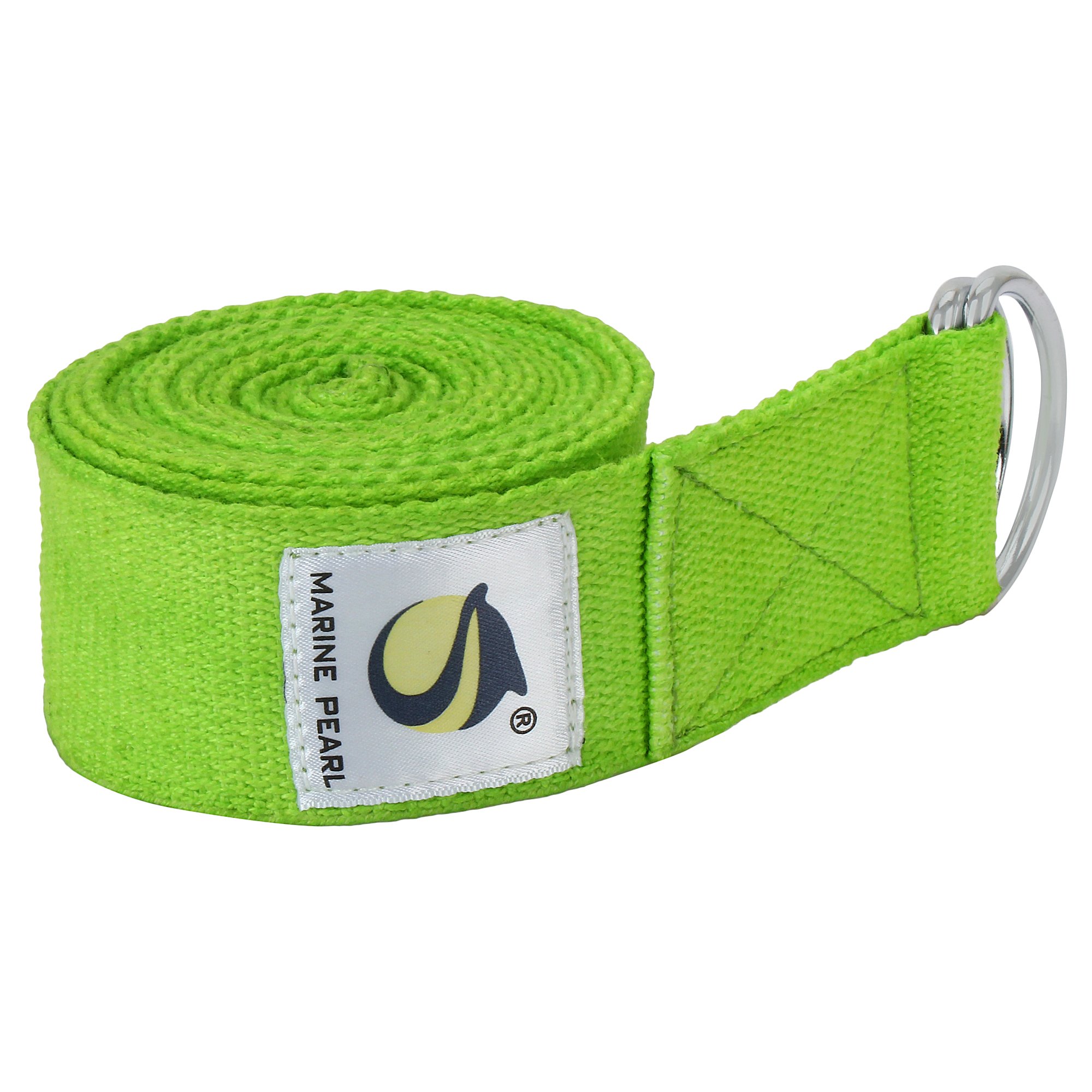 Yoga Strap � Durable Cotton Exercise Straps � Standard 8FT - Adjustable D-Ring Buckle Gives Flexibility for Yoga, Stretching & General Fitness � from Marine Pearl (B07C6FF8M3) Amazon Price History, Amazon Price Tracker