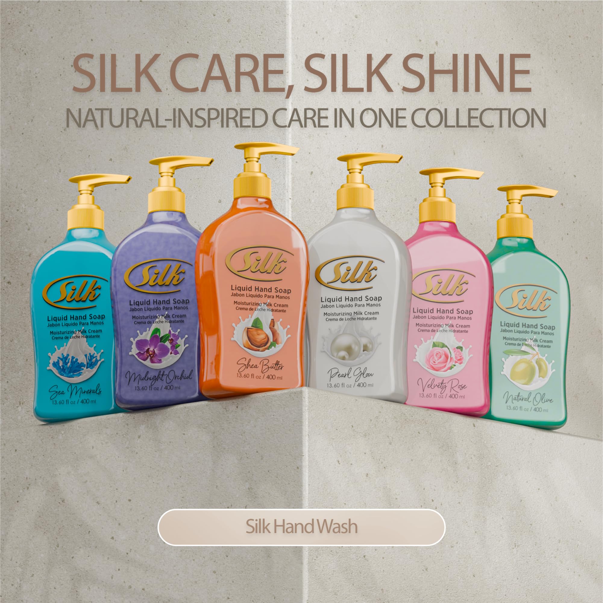 Amazon.com : SILK Moisturizing Hand Soap, Liquid Hand Wash with
