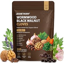 18-in-1 Wormwood Black Walnut Clove Herbal Supplement Gut Health Aid 300 Ct