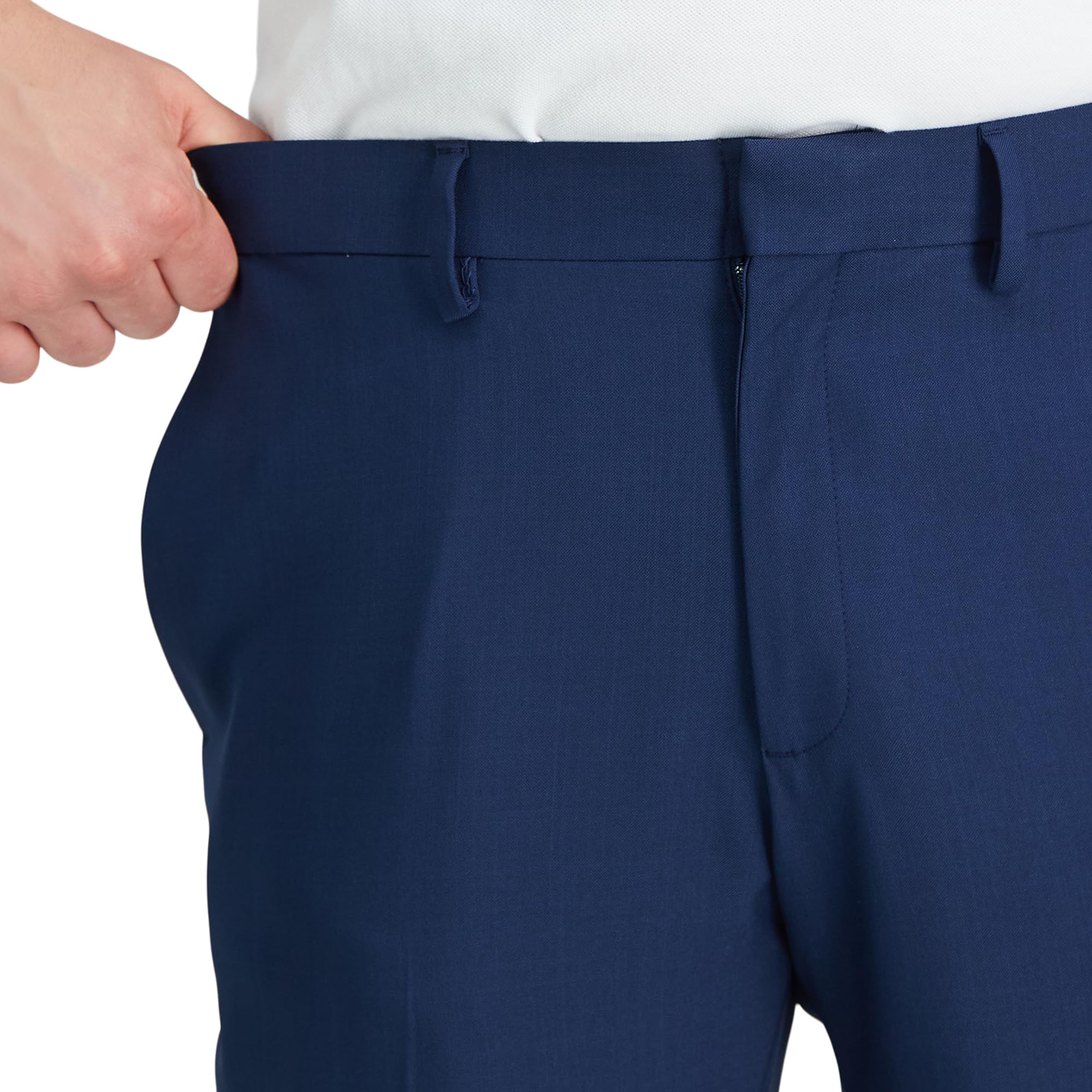 Haggar Premium Comfort Dress Pant-Straight Fit Flat Front (Regular and Big & Tall Sizes) Pantalones para Vestir para Hombre