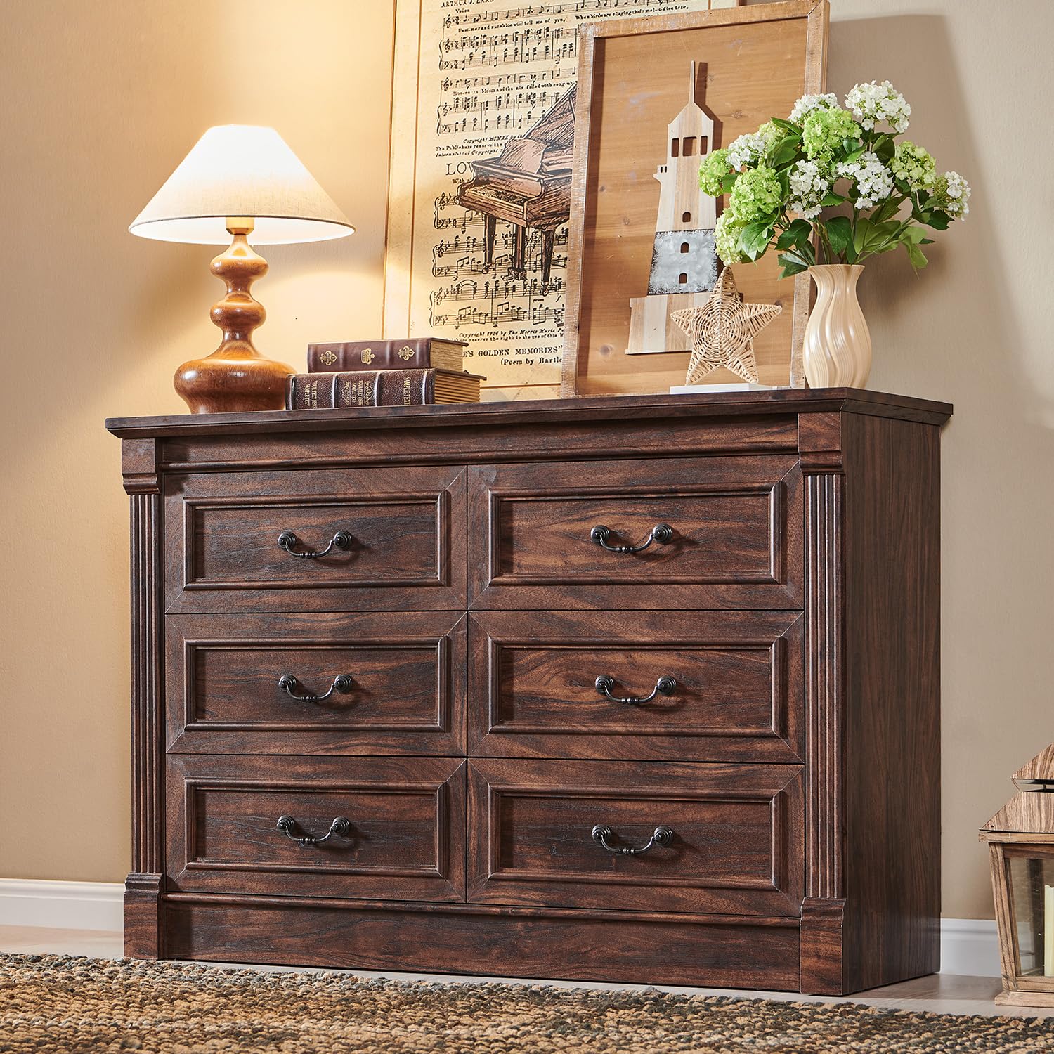 Aitjunz 6 Drawer Dresser
