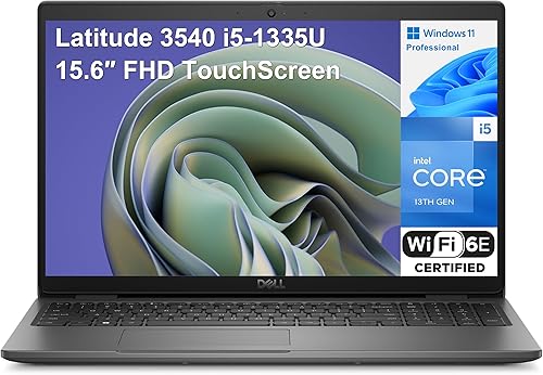 Dell Latitude 3540 15 - Computadora portátil de negocios FHD con pantalla táctil de 15.6 pulgadas, Intel 10-Core i5-1335U (Beat i7-1270P), 16 GB