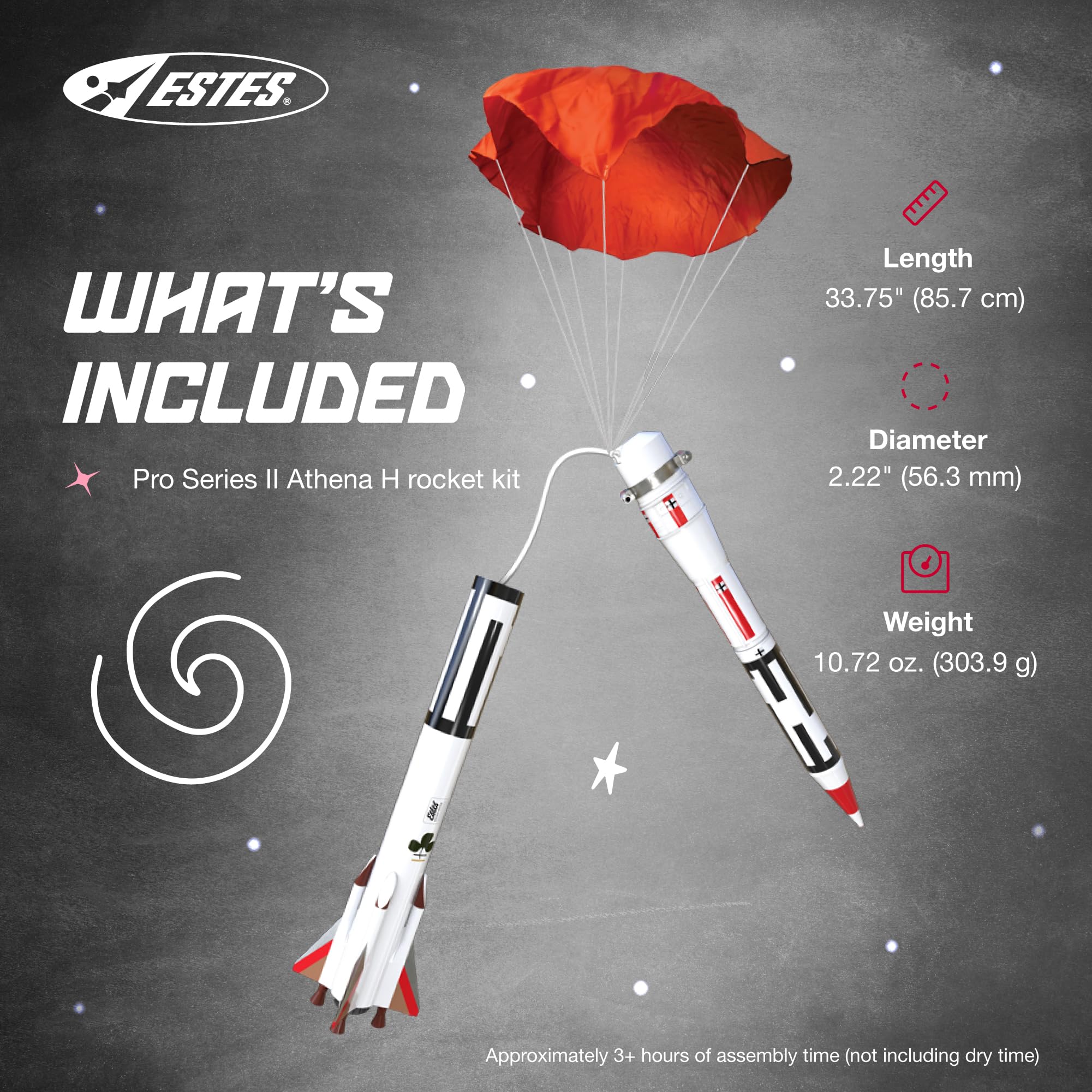 Estes Athena H 29MM 009725 - Modellino razzo
