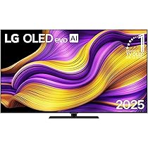 LG OLED evo AI G5 TV 65 pollici, Smart TV 4K, Base da appoggio inclusa, Processore α11 Gen2, Brightness Booster Ultimate, webOS con AI, Dolby Vision e Atmos, VRR e GSYNC 4K@165Hz, OLED65G56LS 2025