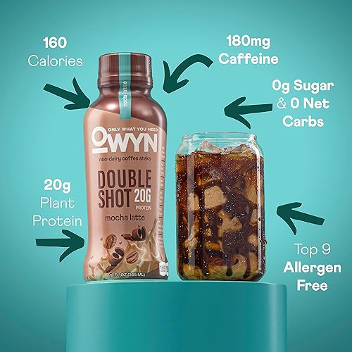 Miniatura 2 de Owyn Batido de proteínas a base de plantas, 0.71 onzas de proteína vegana de semillas de calabaza orgánicas, lino, mezcla de guisantes, suplemento