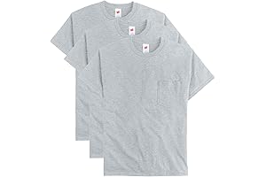 Men's Essentials Short-Sleeve Pocket T-Shirt Pack: Comfort and Value in a Multipack