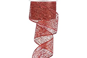 MEEDEE Red Christmas Tree Ribbon Garland: A Festive Touch for Your Holiday Decor