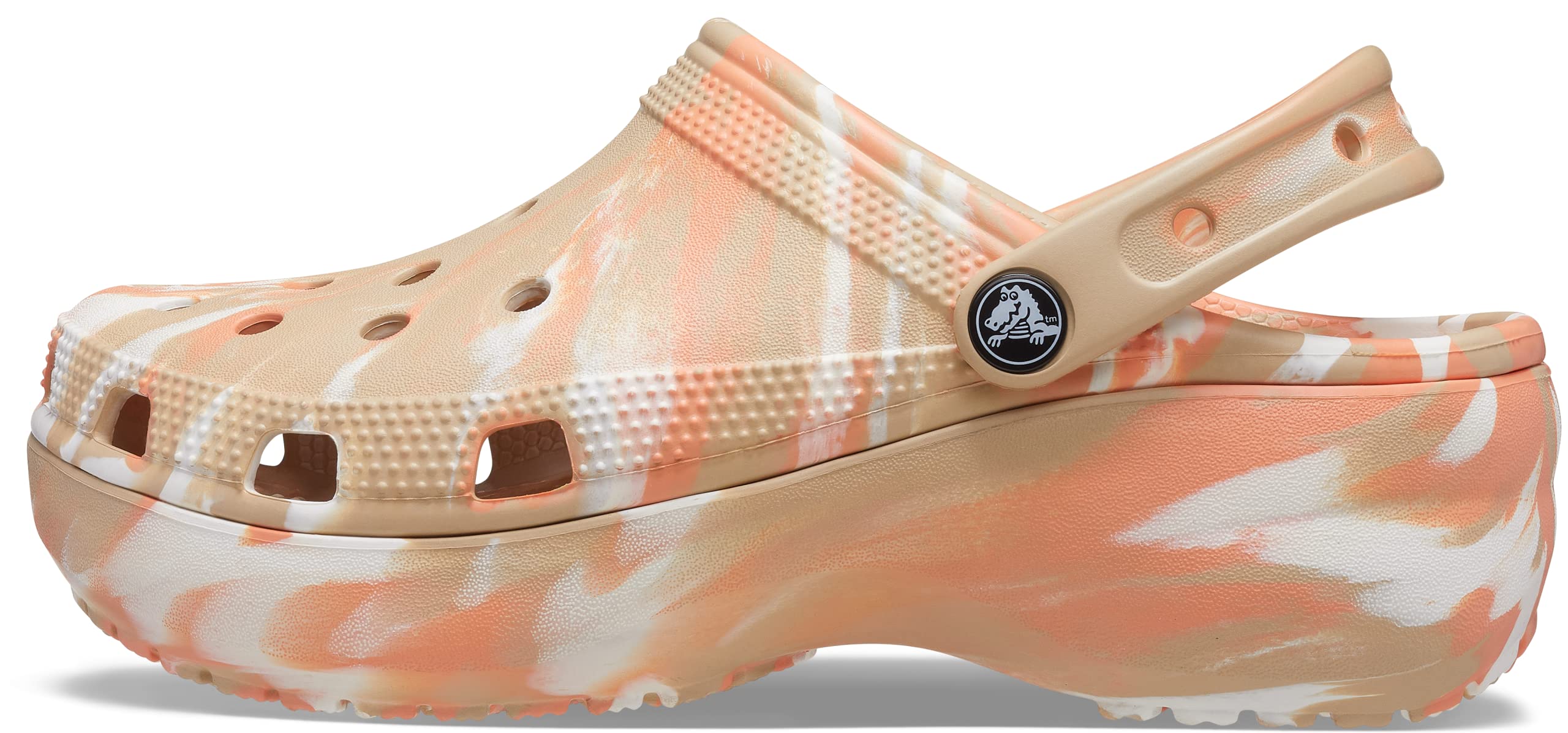 crocs Womens Classic Platform Marbled ClogW Chai/Mlt Multi Clogs (207176-2ZM) (B09GH8YZLB) Amazon Price History, Amazon Price Tracker