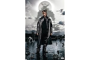 Juice WRLD Fighting Demons Album Cover Wall Poster: Amplify Your Space with Musical Inspiration