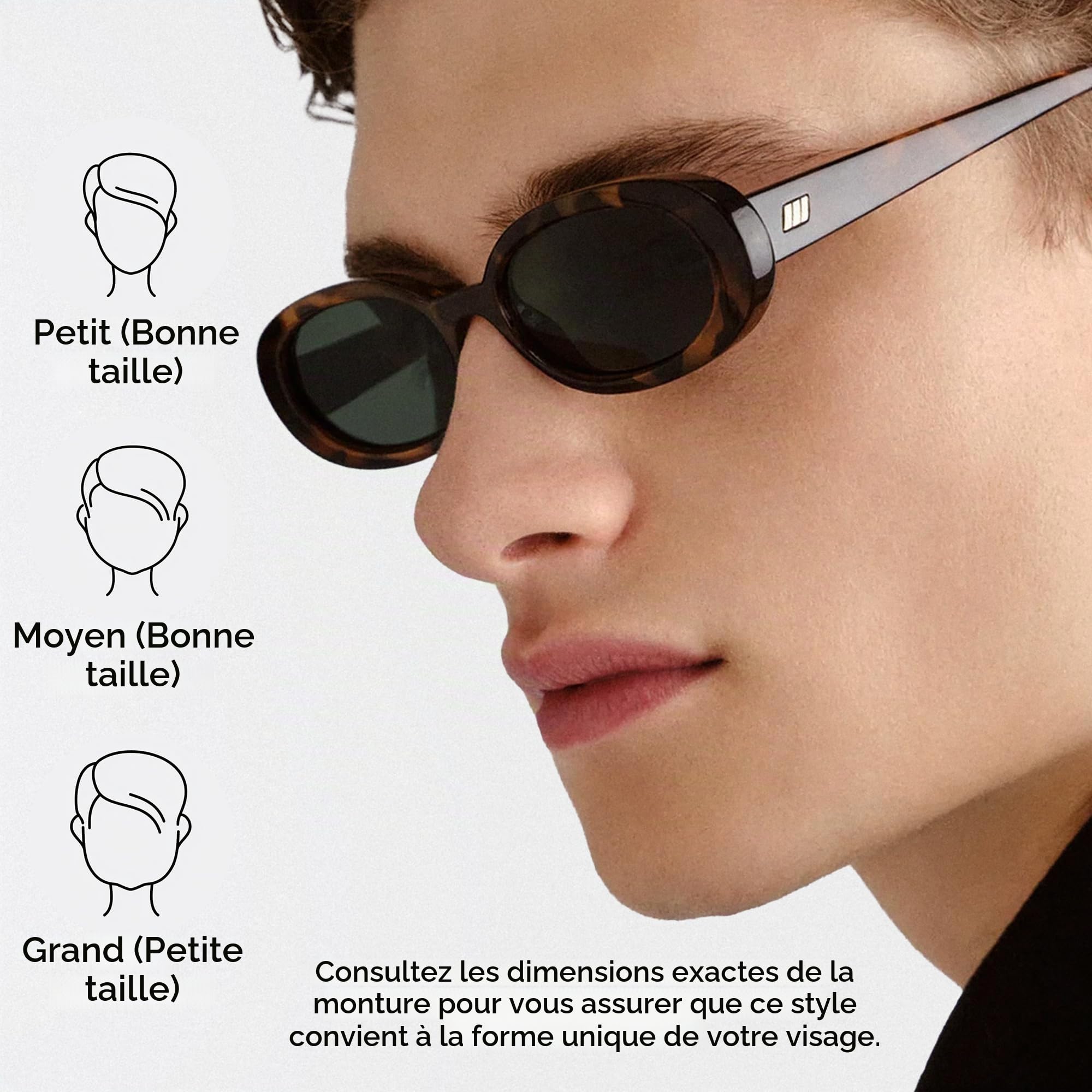 Le Specs OUTTA LOVE LSP2202446 – COOKIE TORT – Lunettes de soleil ovales pour homme et femme avec haute protection UV