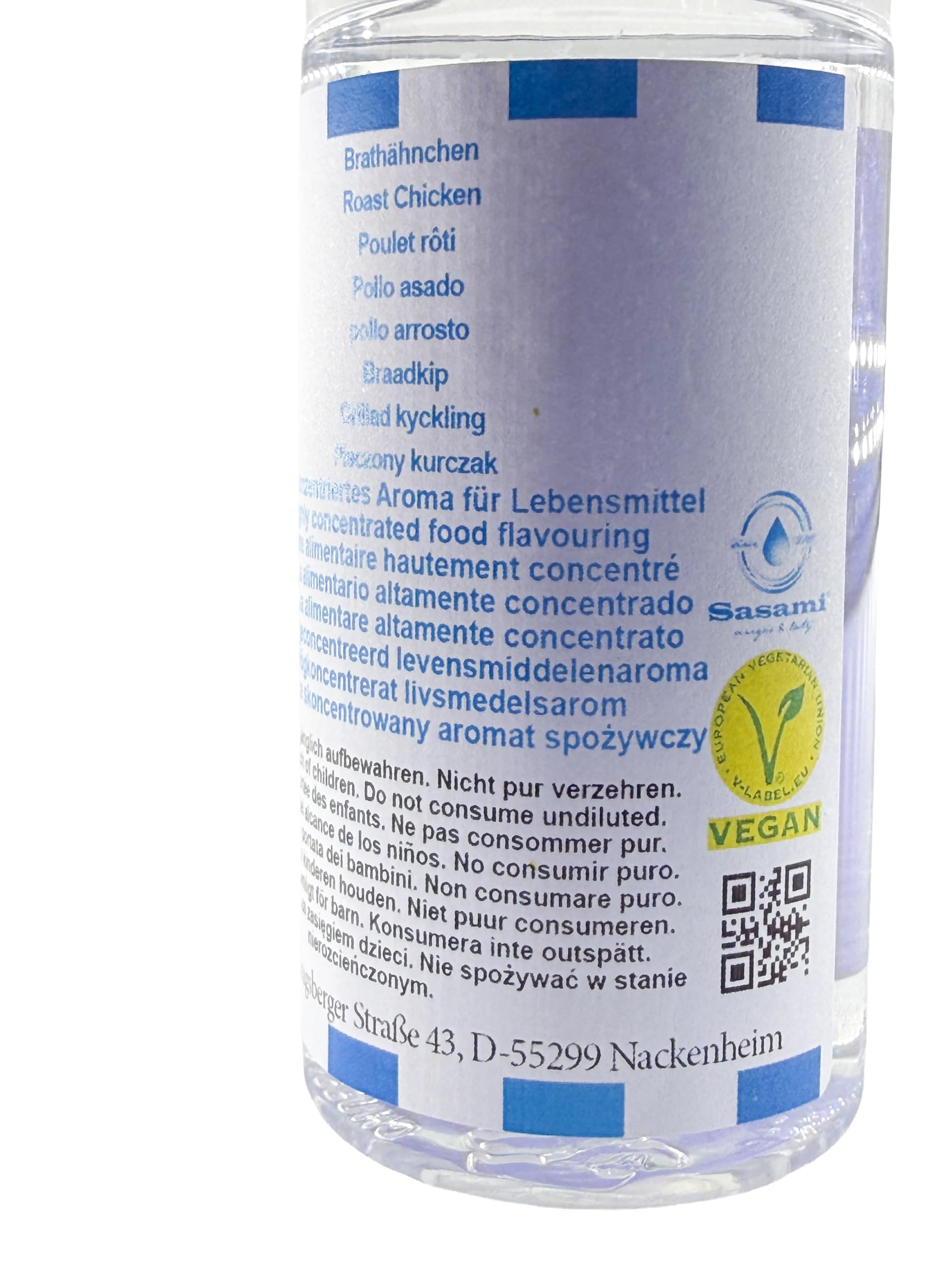 Pollo asado aroma concentrado - Vegano - Sasami - 10ml