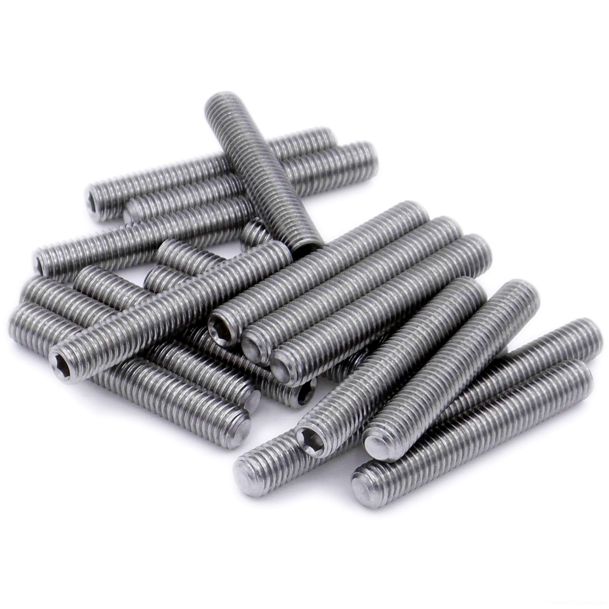 Singularity Supplies M4 (4Mm X 14Mm) Hex Socket Grub Screw (Cup Point) - Stainless Steel (A2) (Pack Of 20)