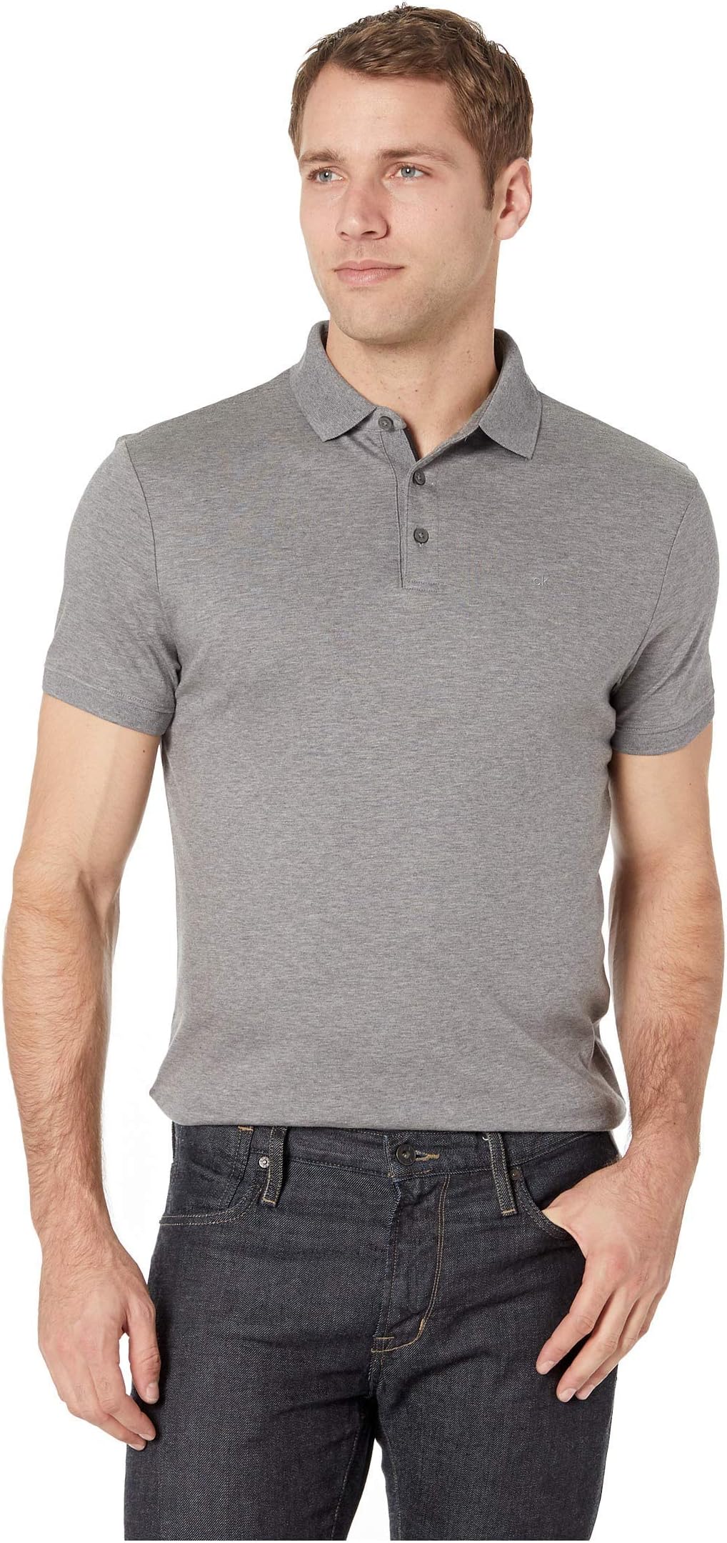 Men's Liquid Touch Polo Solid with Uv Protection
