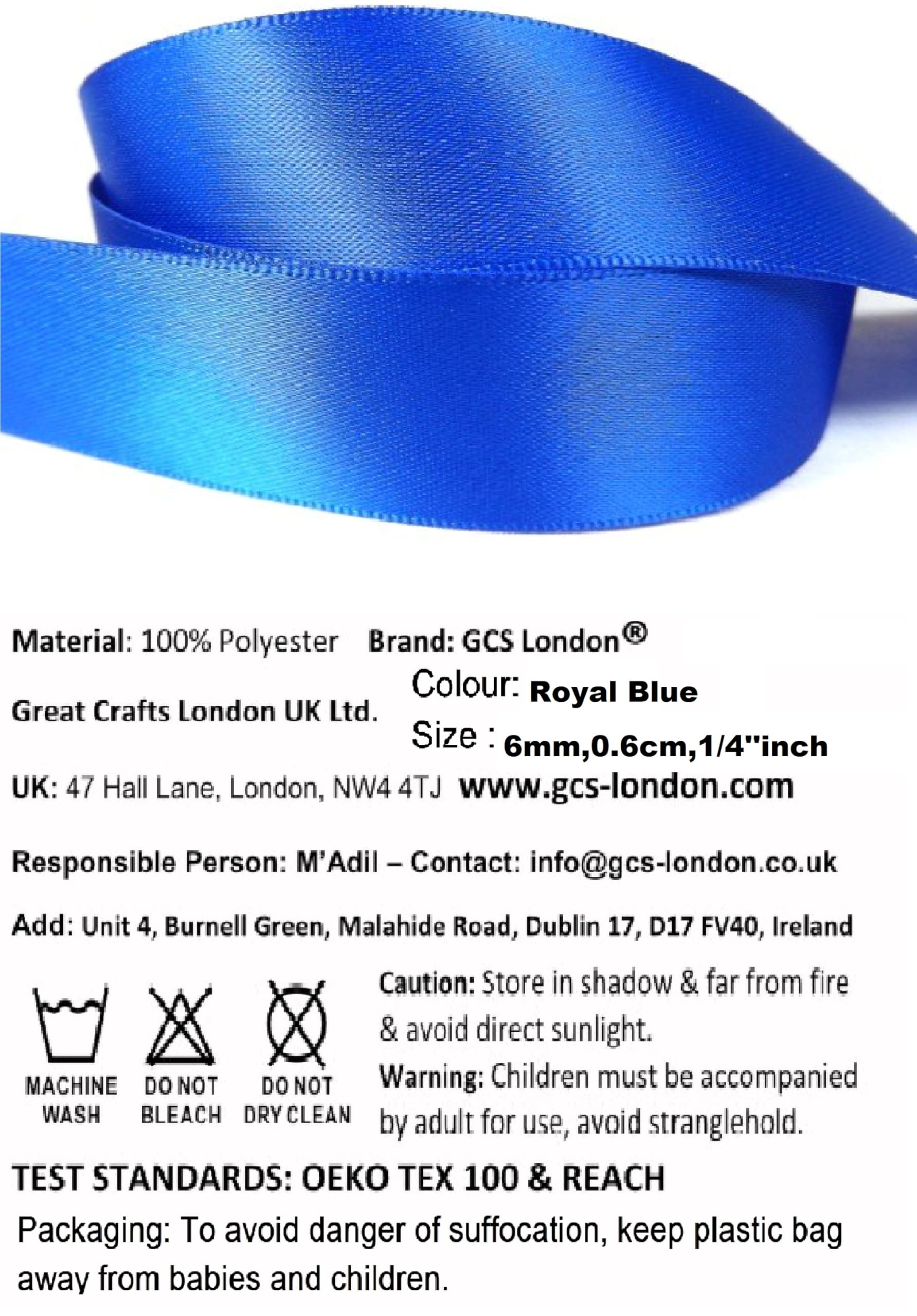 Double Sided Satin Ribbon 25mm x 10 Meters (Off White) for Gifts Wrap Sew Party, Decorations Events Dress Wedding Christmas Crafts, Bows Car, Balloons Hairs, DIY, Bouquets, Cake More — view 367