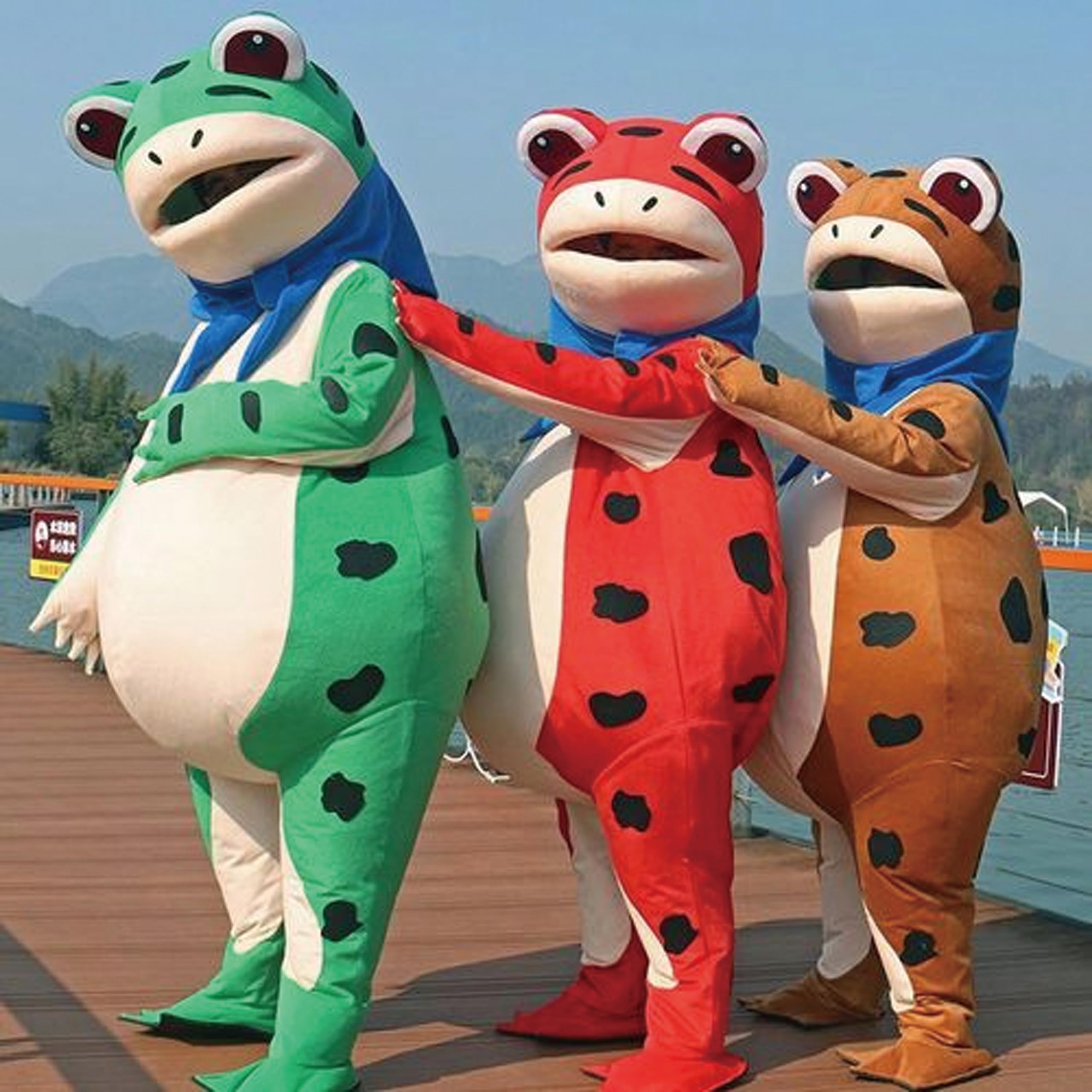 XENYYI Frog Costume Inflatable Frog Costume Cosplay Costume Suit for Adult ?Festival costumes?Funny cartoon animal costumes…