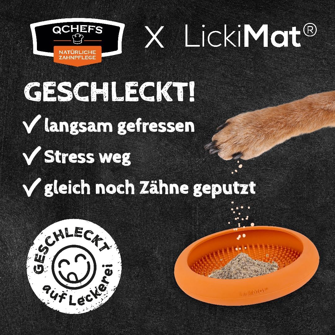 Großpackung & Leckmatte-UFO Pink als Schleckmatte Hund nach dem Hundefutter und als Hundezubehör zur Beruhigung und zur Zahnpflege Mundgeruch-Zahnfleischentzündung und Zahnstein Weg