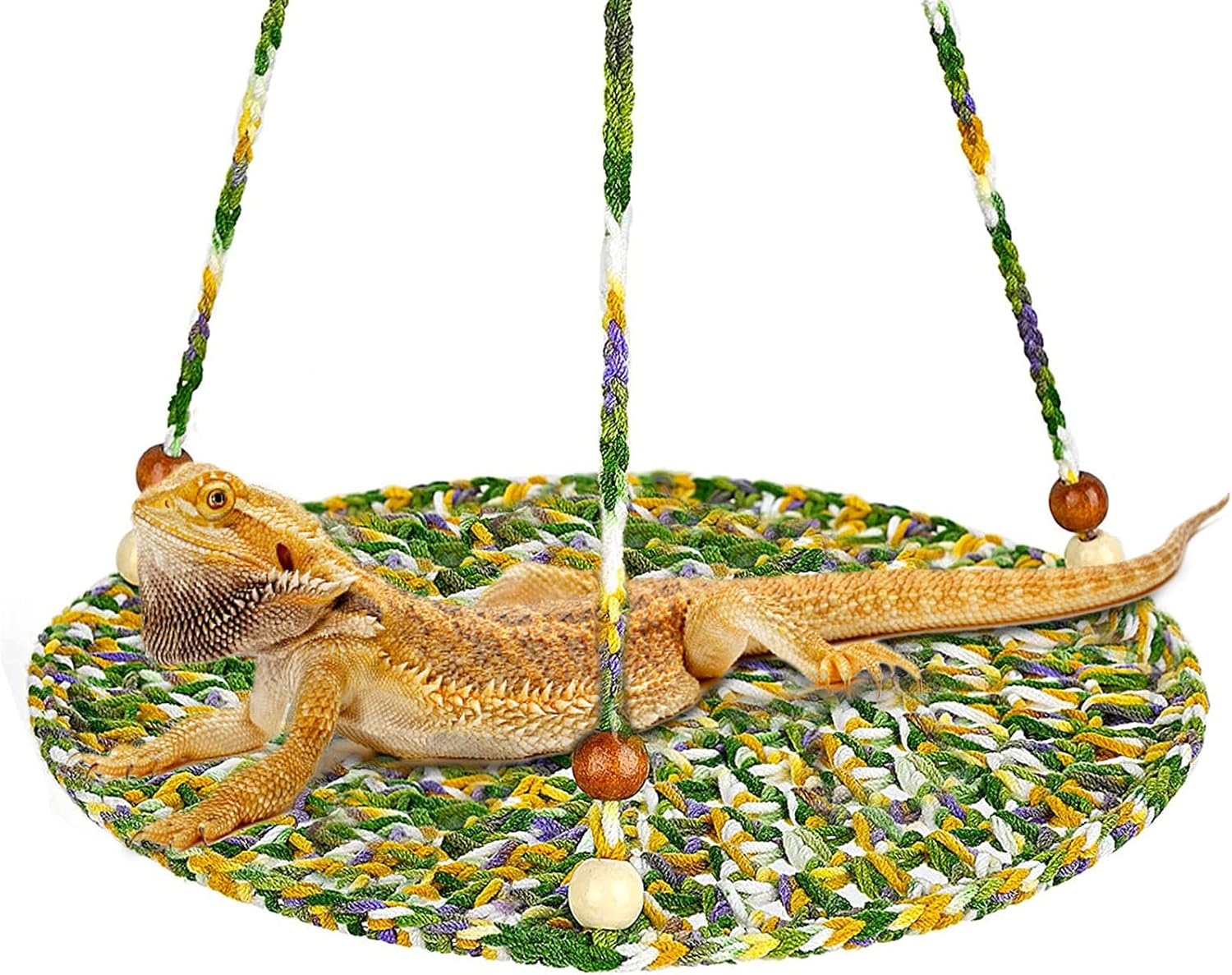 ALI2 Bearded Dragon Hammock Reptile Pet Swing Hanging Bed