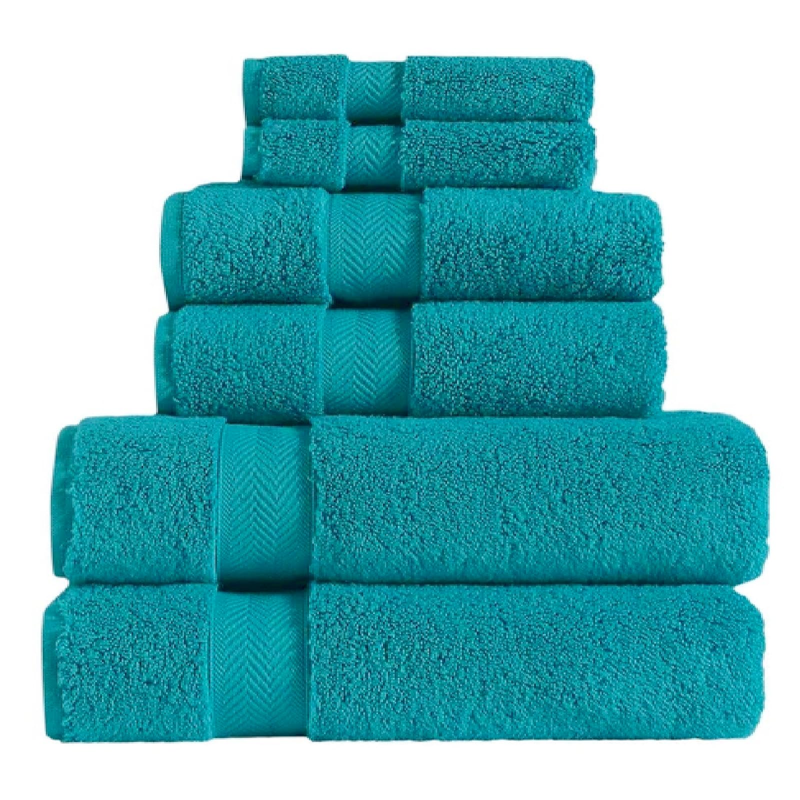 Wholesale Trade Dealz Turquoise Luxury Bath Towels 800Gsm 100% Egyptian Cotton Super Soft Face Hand Bath Towels Jumbo Bath Sheets Quick Dry Highly Absorbent Beach Towels (, Face Cloth)