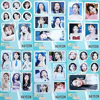 TWICE ナヨン ペンライト グッズ ステッカー K-POP グッズ TWICE トゥワイス ホログラム ステッカー 名前＋