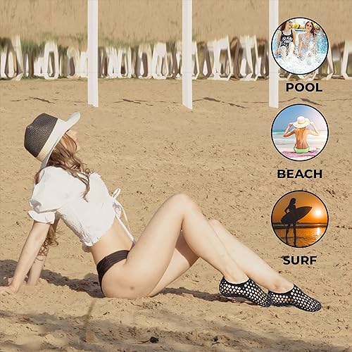 Vista 2 de Water Shoes for Women Anti Slip Womens Water Shoe Outdoor Beach Swim Surf