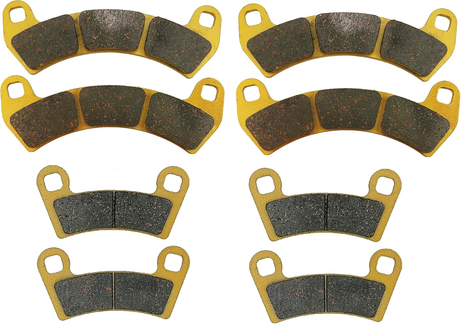 Traild Polaris General XP 4 1000 2020-2026 Ceramic Brake Pad Set Full Vehicle Set Front and Rear