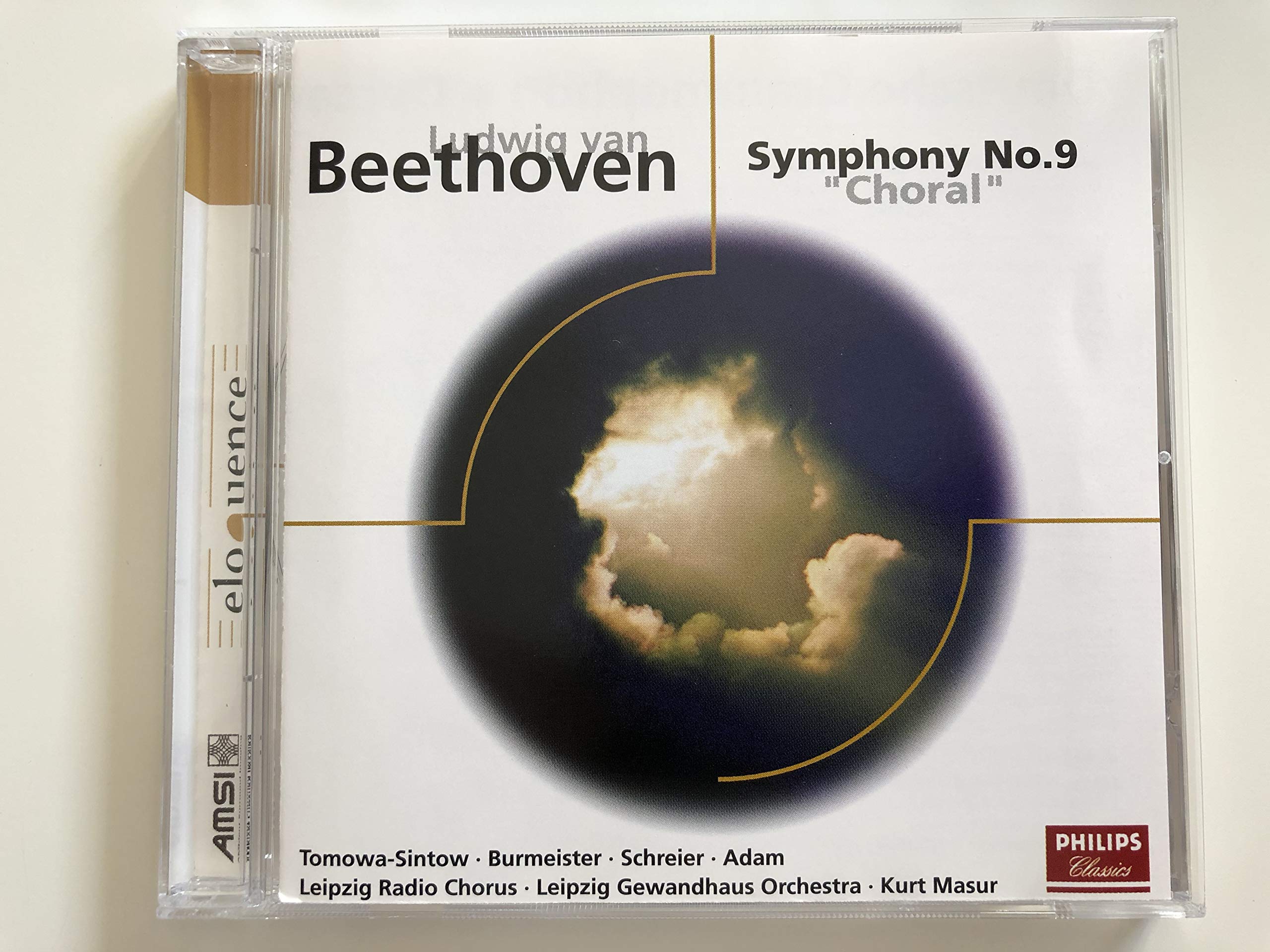 Beethoven: Symphony No.9 [Audio CD] Beethoven and Kurt Masur