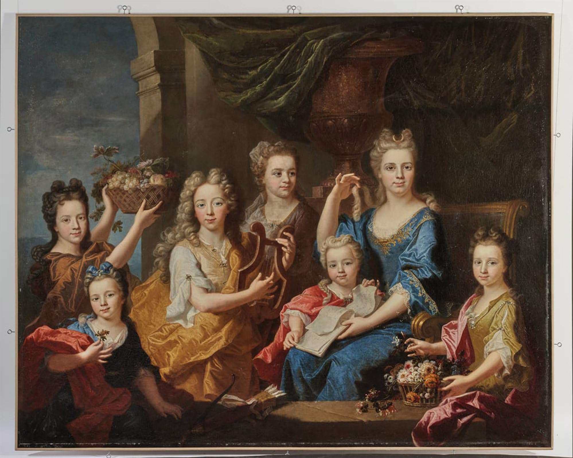 POSTERIIk Famous Animal Posters Vintage Picture Portrait of the Children of M Bouette De Blémur by Hyacinthe Rigaud Modern Wall Decor for Home Decor 60x90cm