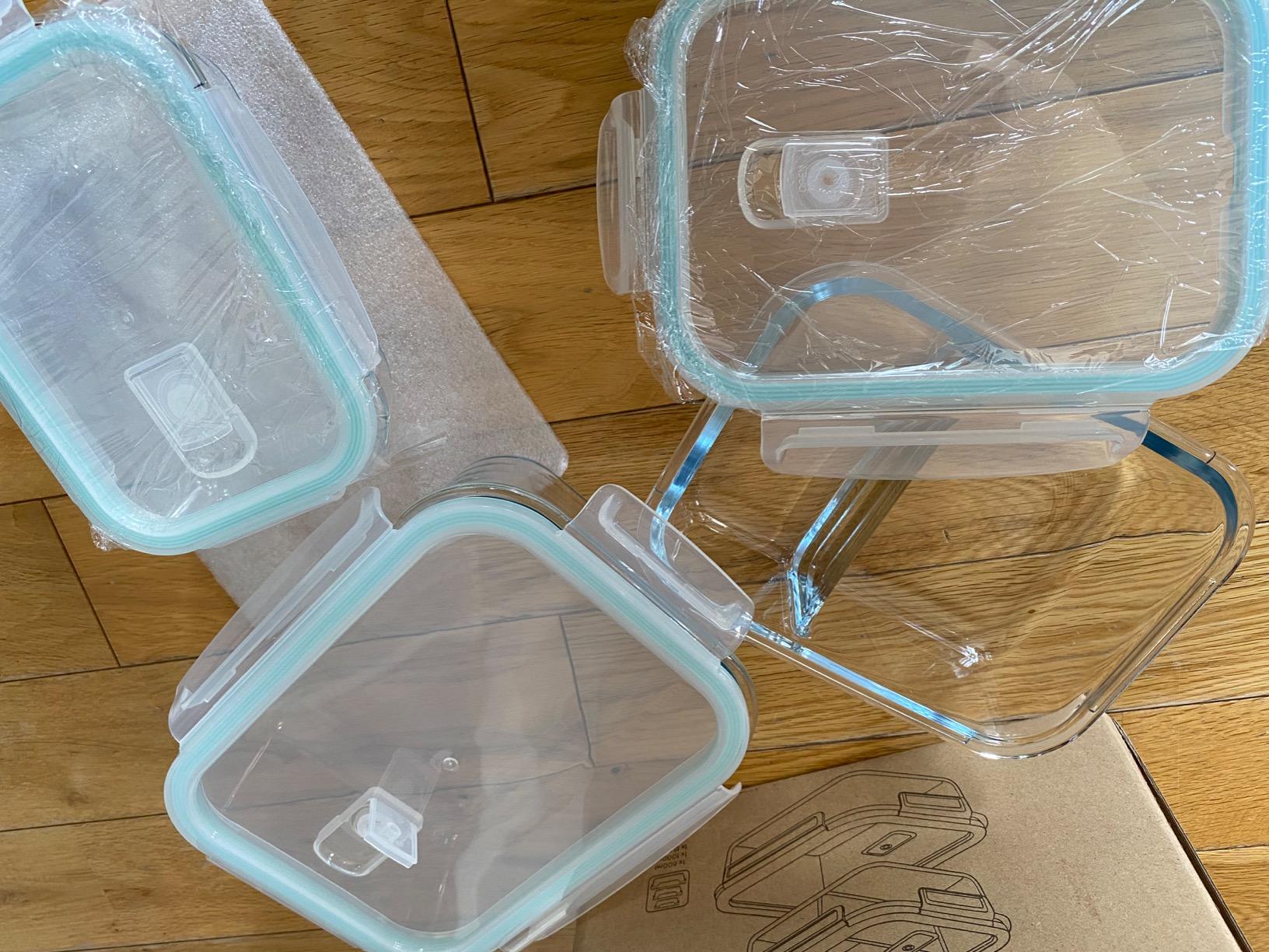 Moretoes Glass Food Storage Containers With Lids, 9pcs - View #5
