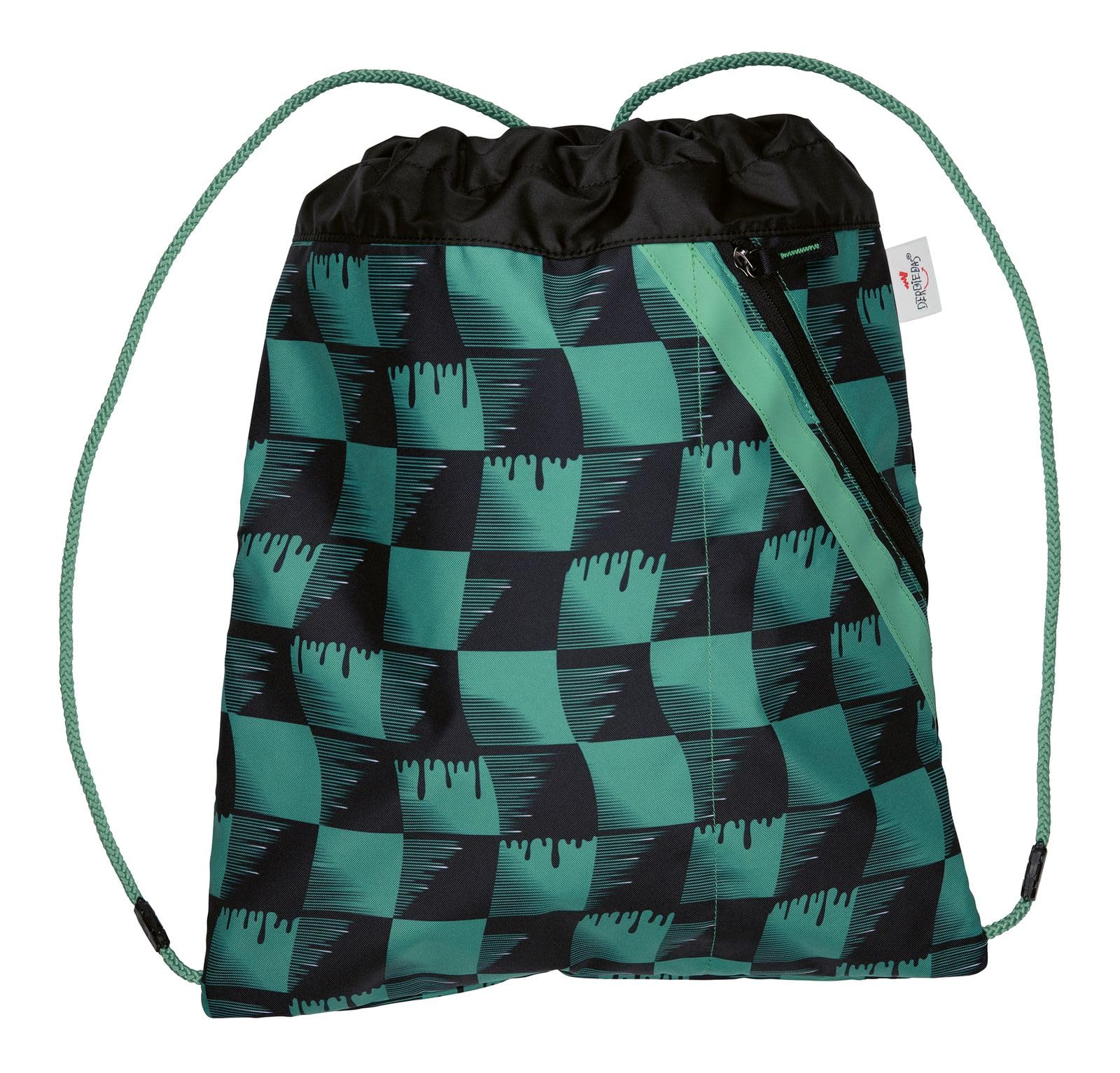 DerDieDas Mochila Escolar ErgoFlex Tiny Superflash Set 6 -Piezas Super Truck Verde