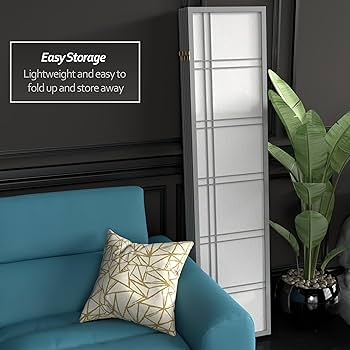 Amazon.com: Red Lantern 6 ft. Tall Double Cross Shoji Screen