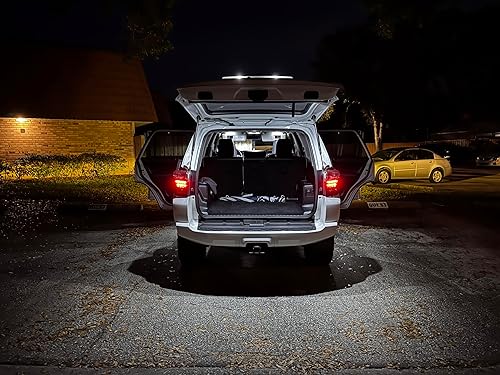 Miniatura 5 de Luces interiores LED blancas para Toyota 4Runner 2010-2023, 16 piezas, 6000 K, superbrillantes, serie 3014, SMD, mapa, puerta, espejo de tocador,