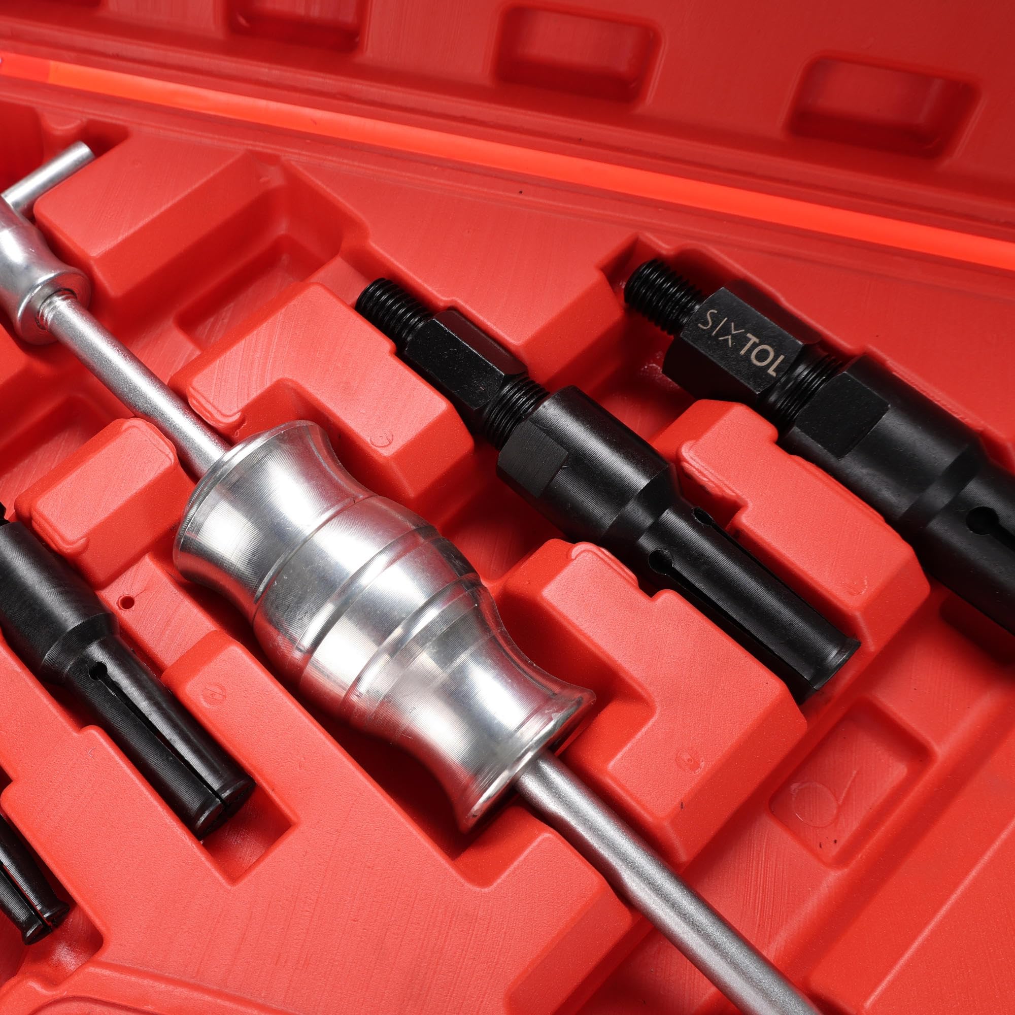 SIXTOL Mechanic Bearing Puller 6, Set di estrattori per Cuscinetti Interni, 5 Pezzi
