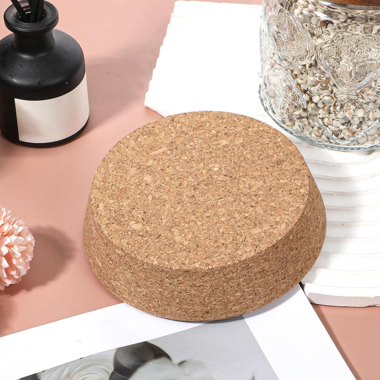 2 PCS Large Jar Corks 4.1~4.7Inch Bottle Cork Stoppers Wooden Tapered Plugs