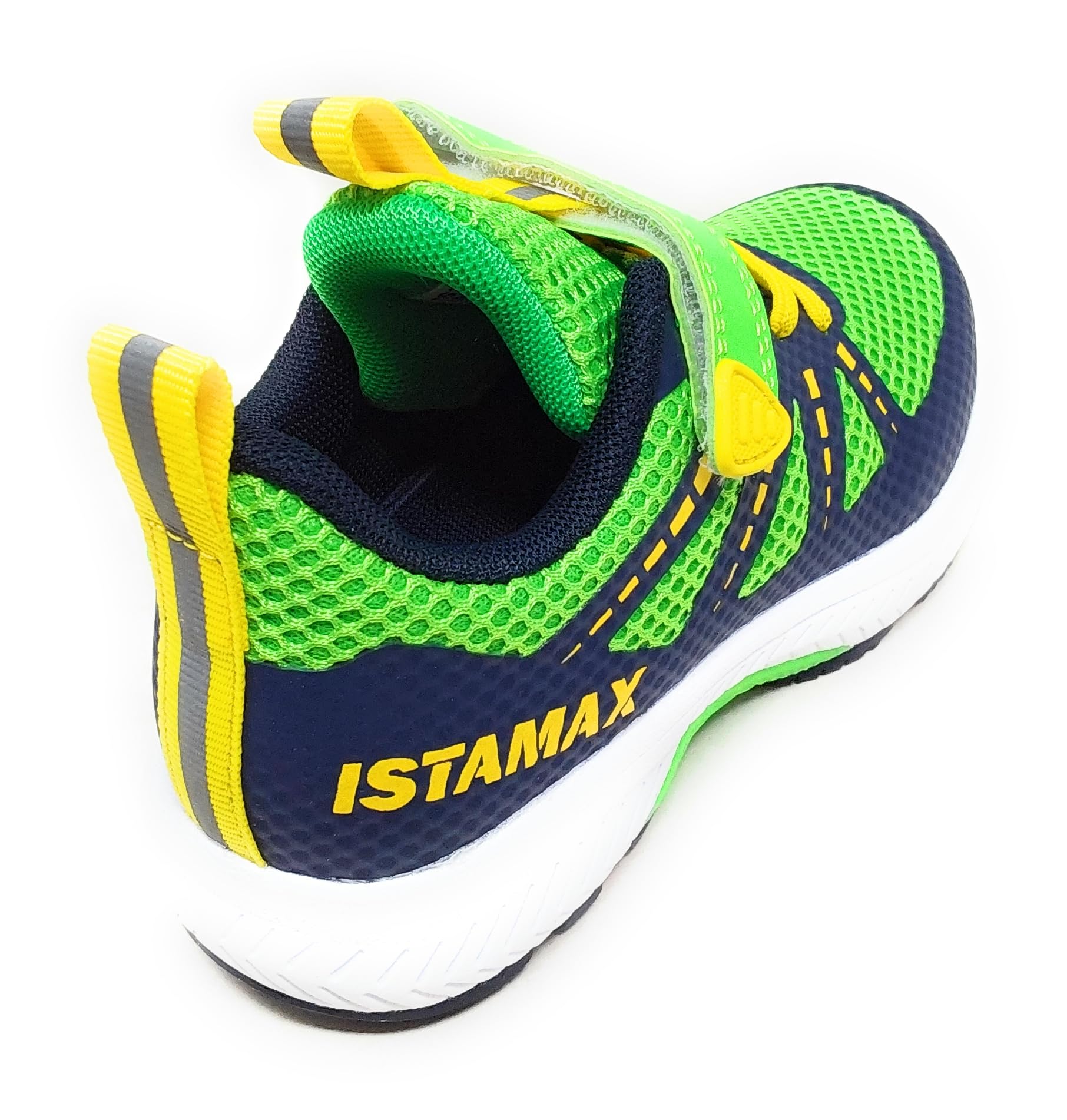 Scarpa Sportiva Modello IMAA3807 Verde Blu a Lacci Elastici e Strappo,Antipronazione e antitorsione