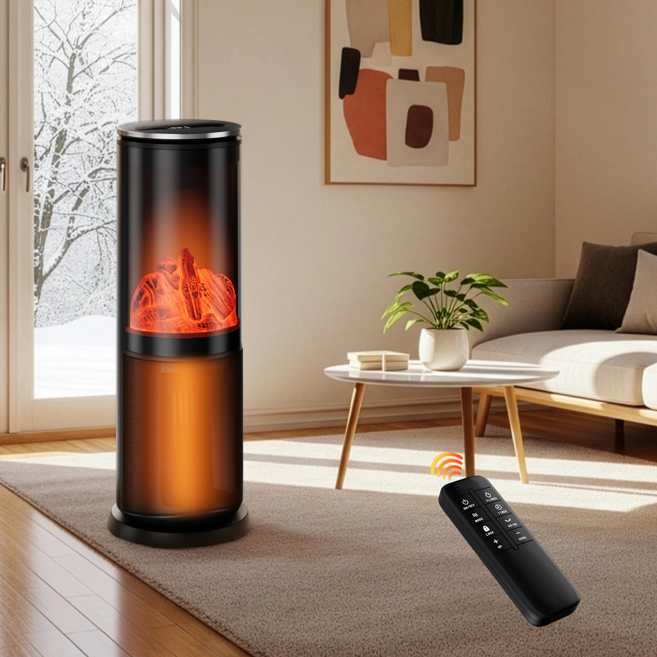 Amazon.com: Uthfy Space Heater,1500W Portable Electric PTC Ceramic