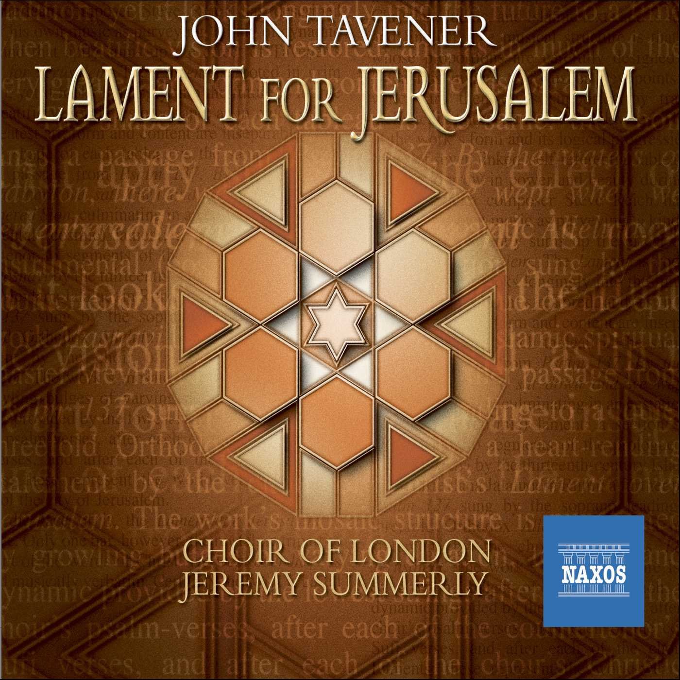 John Tavener - Lament for Jerusalem (Summerly, Choir and Orch. Of London) CD Album - Used