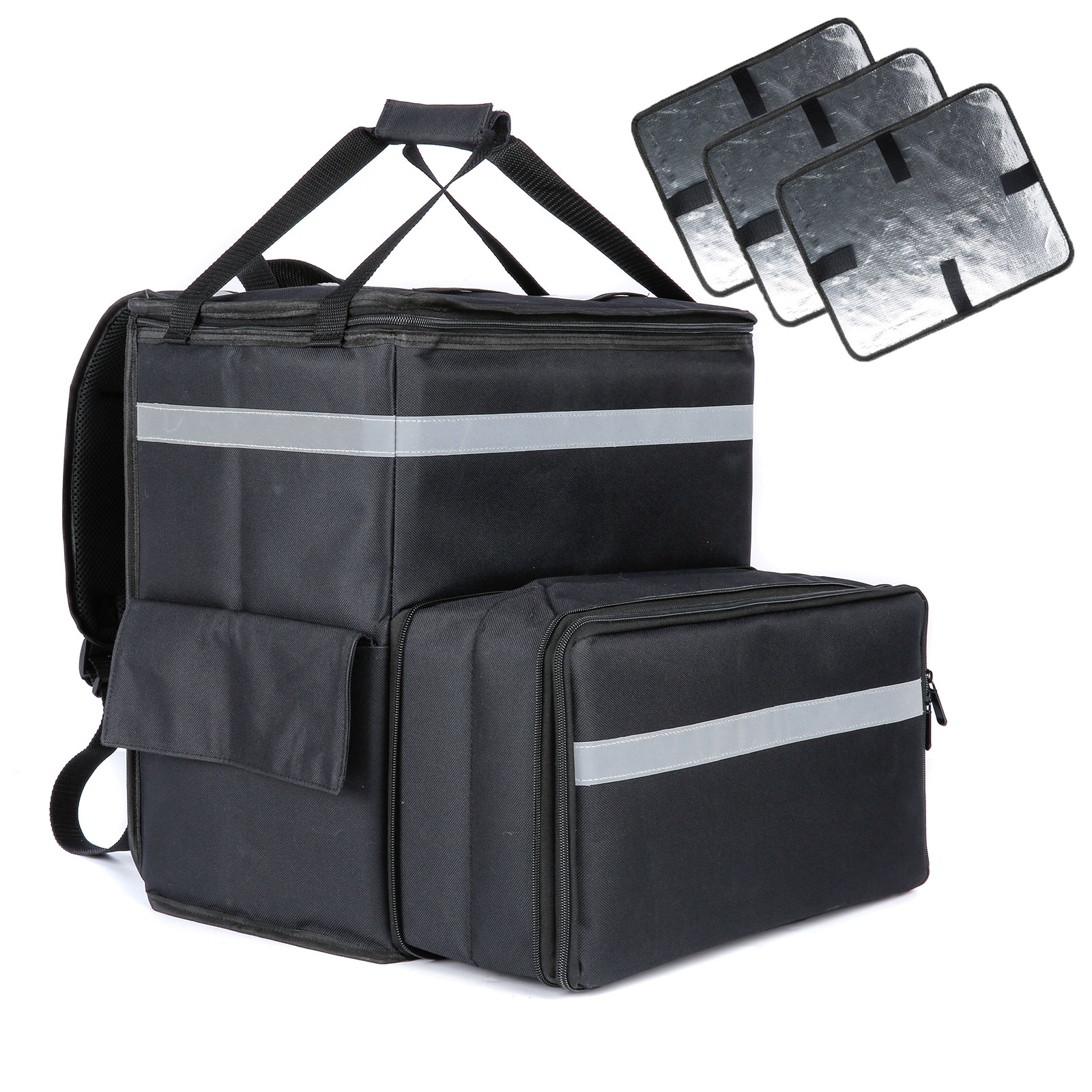 かばん　ピザ Amazon.co.jp: NUWAJPデリバリーバッグピザバッグ リュック3枚の