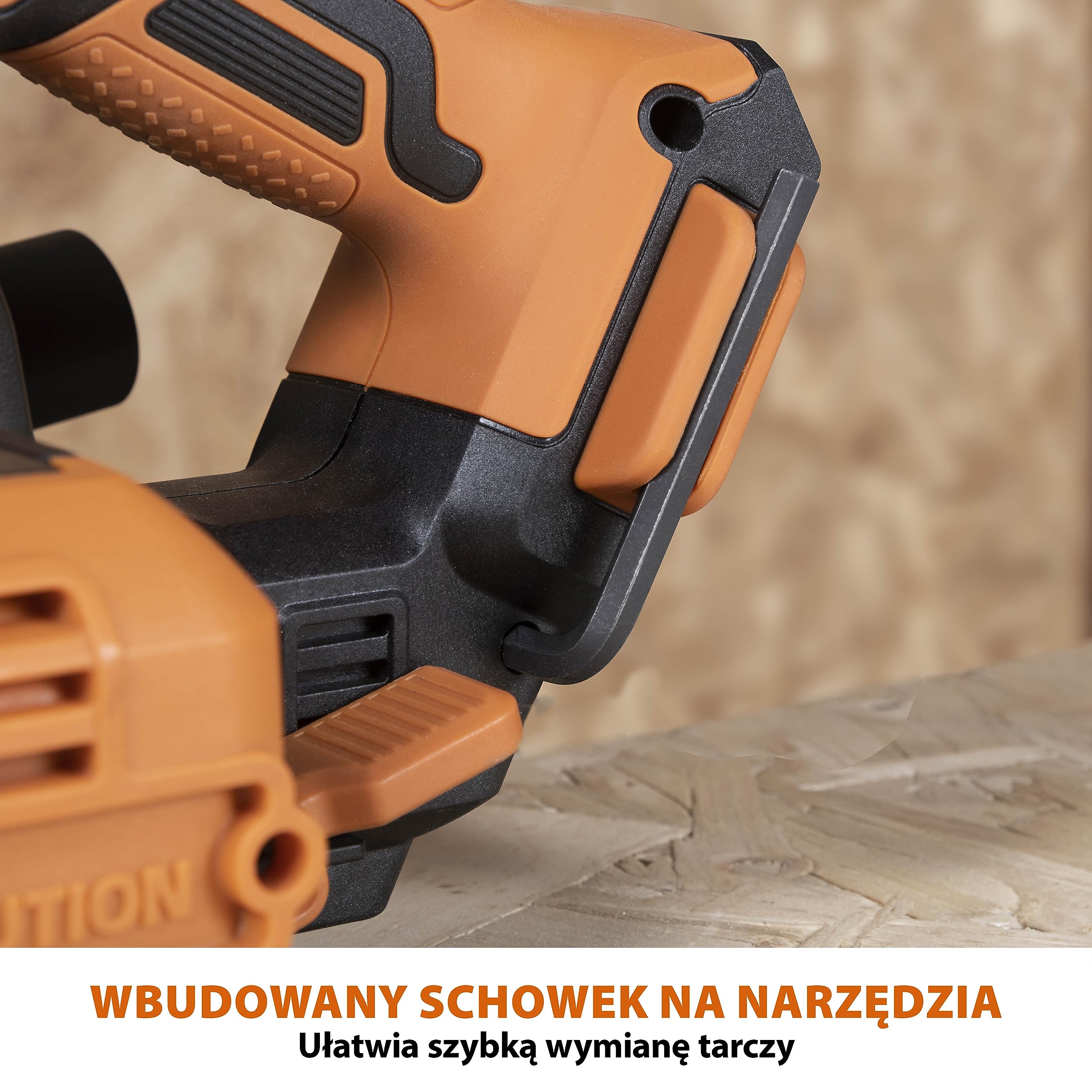 Evolution Power Tools Bezprzewodowa piła tarczowa R165CCS-Li do cięcia różnych materiałów, drewna, plastiku, metalu itd., tarcza 165 mm w zestawie, 3 lata gwarancji, akumulator i ładowarka w zestawie