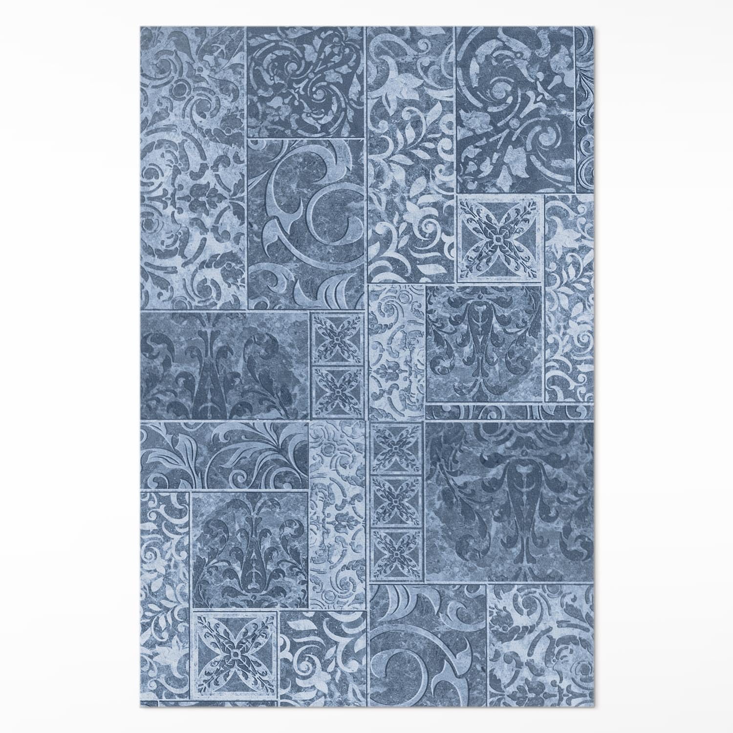 Tapis en vinyle pour cuisine et salon Floorart Design décoratif carreaux anciens