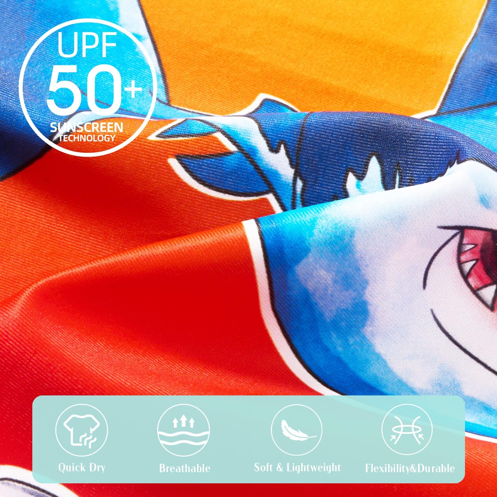 Kinder UV Shirt Jungen Langarm Schwimmshirt Badeshirt - SPF 50+ Sonnenschutz Schnelltrocknend Bequem