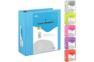 Enday 3-Inch Binder: Robust Storage for Documents and Files