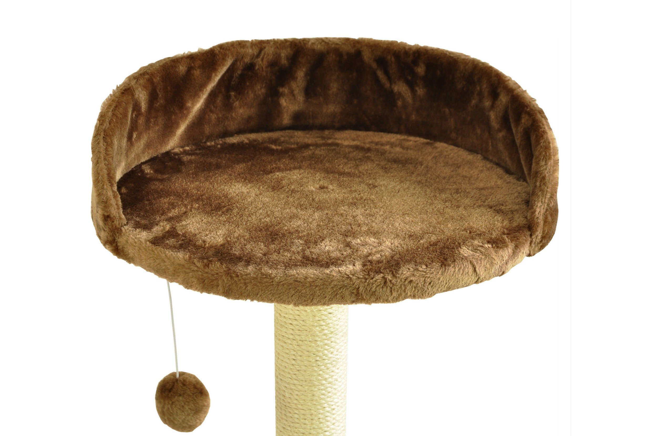 nanook Kratzbaum Liegeplatz Top für kräftige Katzen - Größe XXL - 46 cm Ø - Hellbraun
