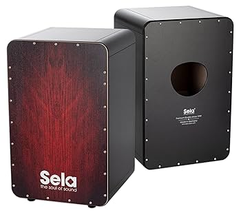 Amazon | Sela Percussion Cajon Birchwood Box Drum with