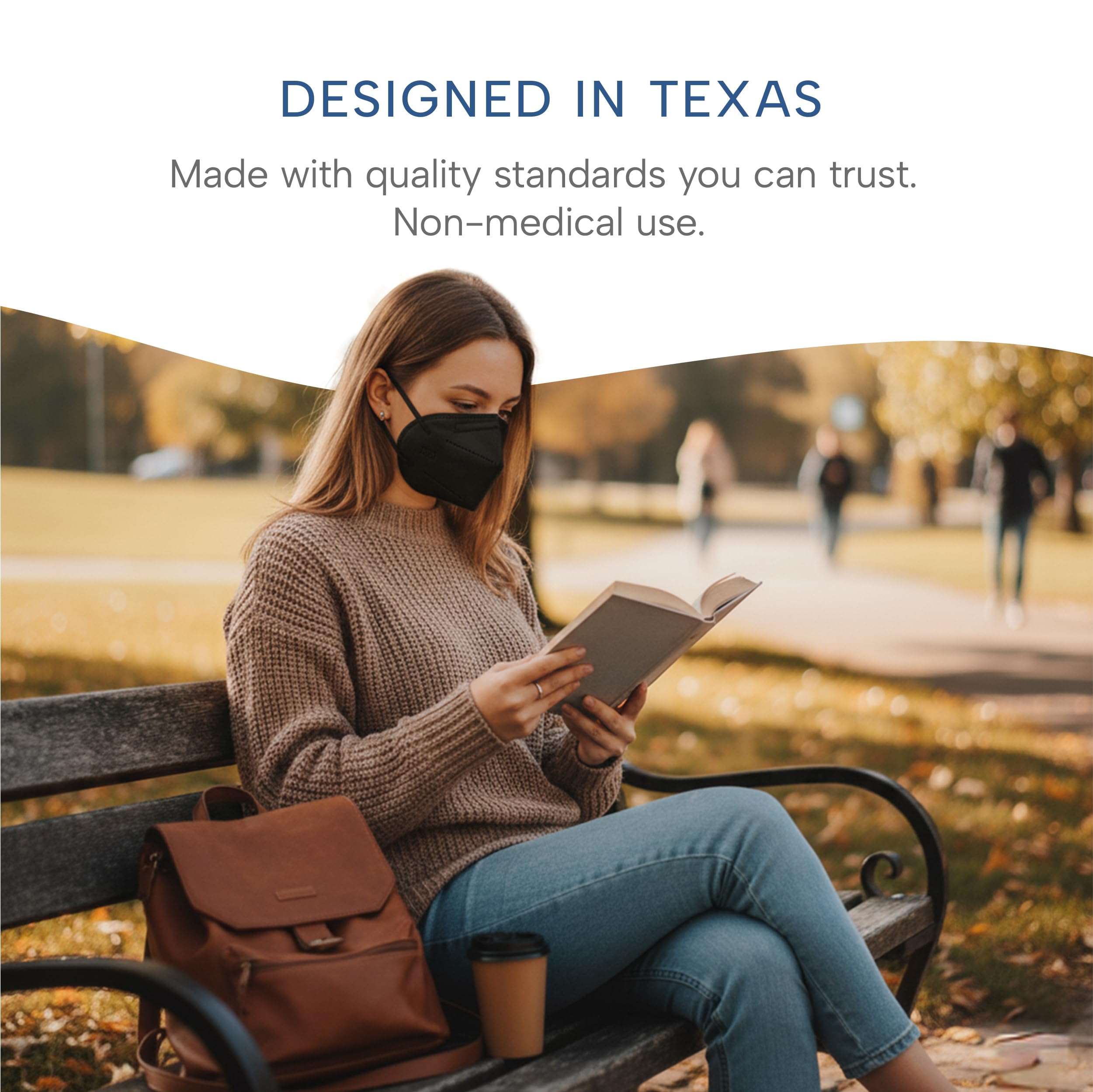 Well Before Welcome Series KN95 Face Mask, Medium, Pack of 50