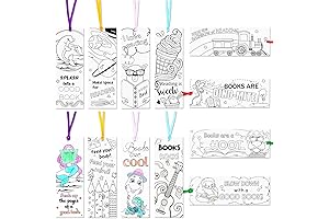 Color Your Own Bookmarks 60 Pieces