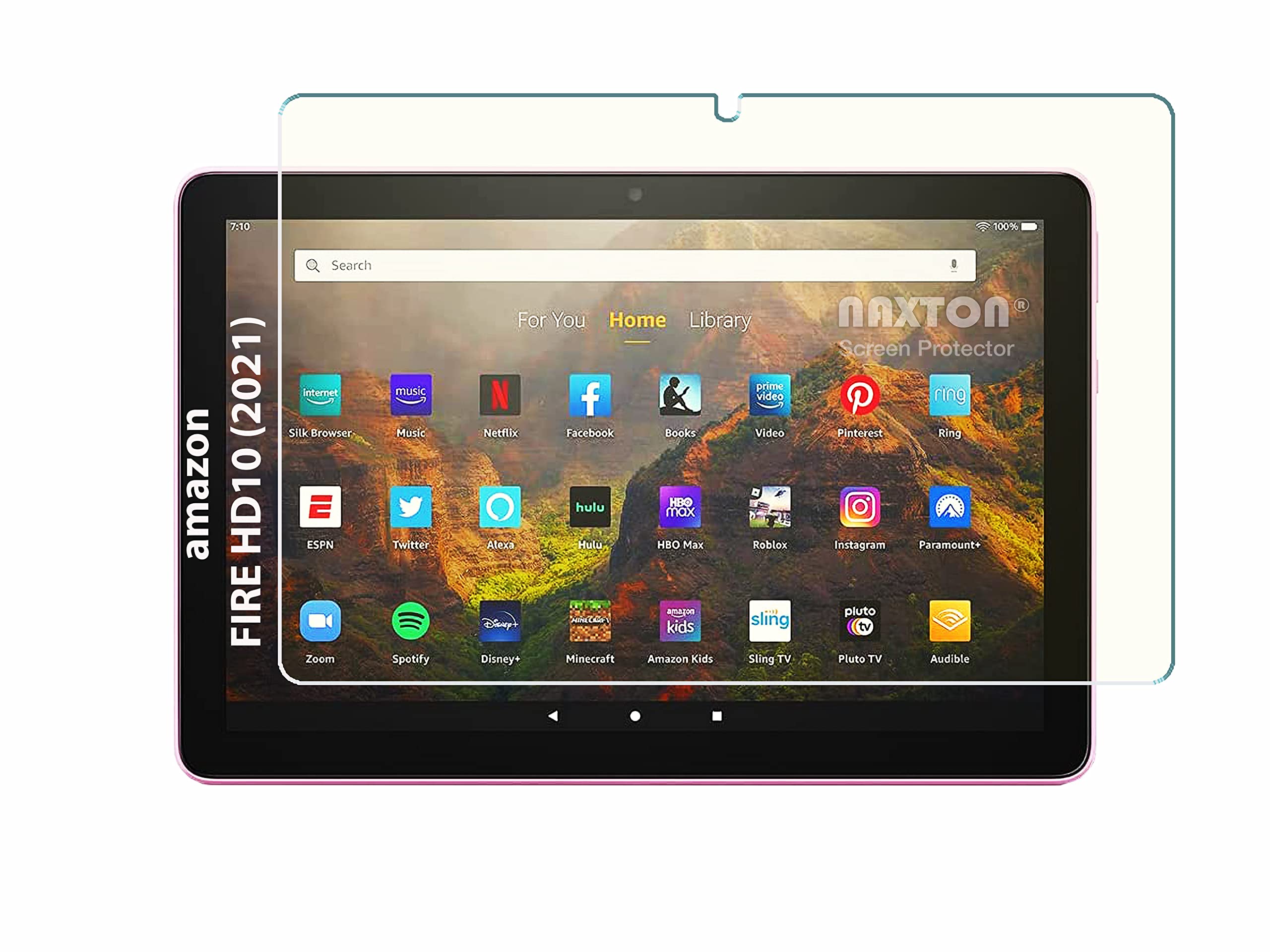 naxton® Anti Blue 9H Screen Protector for Amazon Fire HD 10 Plus (2021) [Keeps Screen 10x times extra safe as well as keep your Eyes Healthy while working for a Long time] (Pack of 1) (B0BWR55PN5) Amazon Price History, Amazon Price Tracker