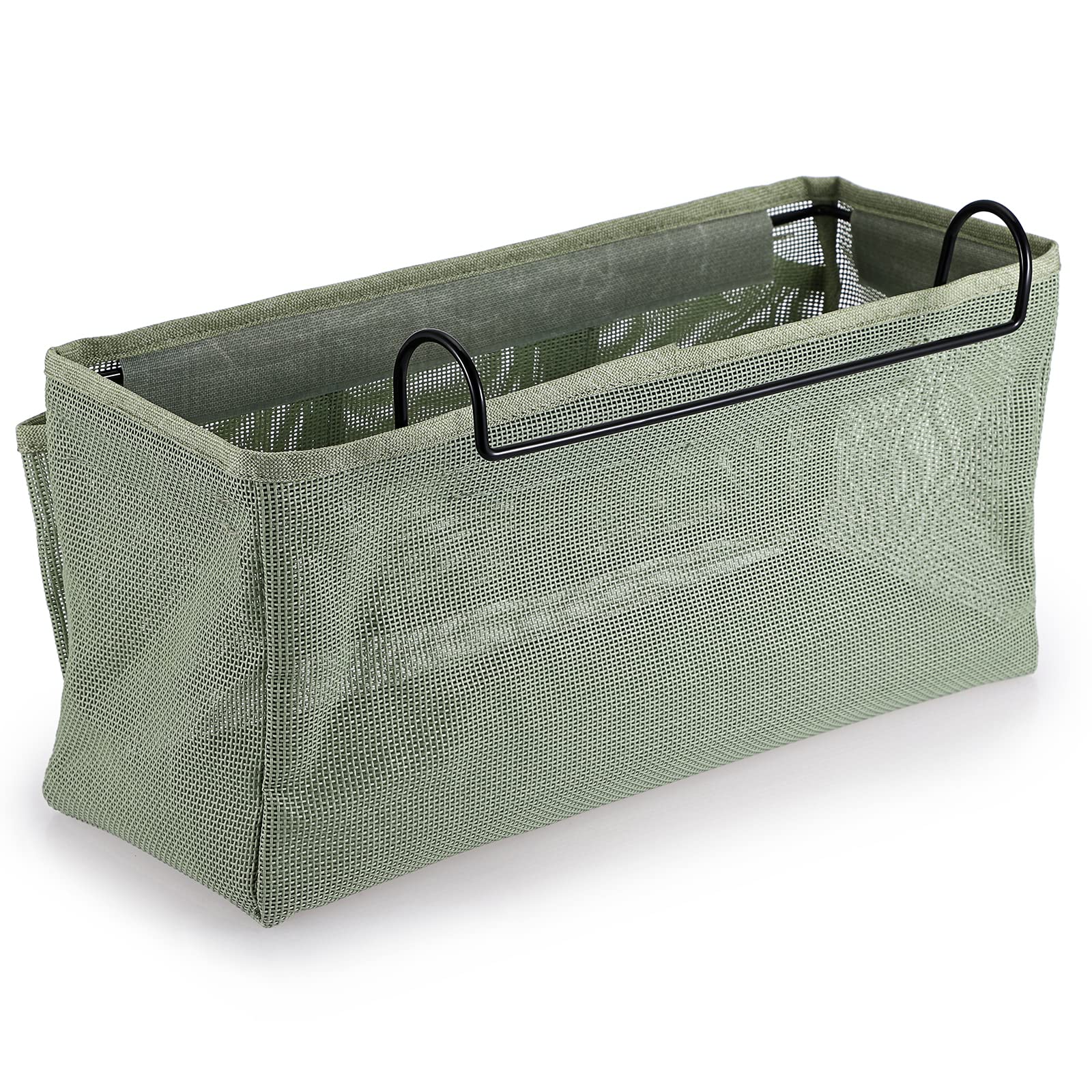 IGNPION Caddy de rangement en filet à suspendre au chevet, poches pour lit, paniers pour dortoir, organisateur de lit, sac de rangement polyvalent à suspendre pour la maison, le bureau, l’école, le