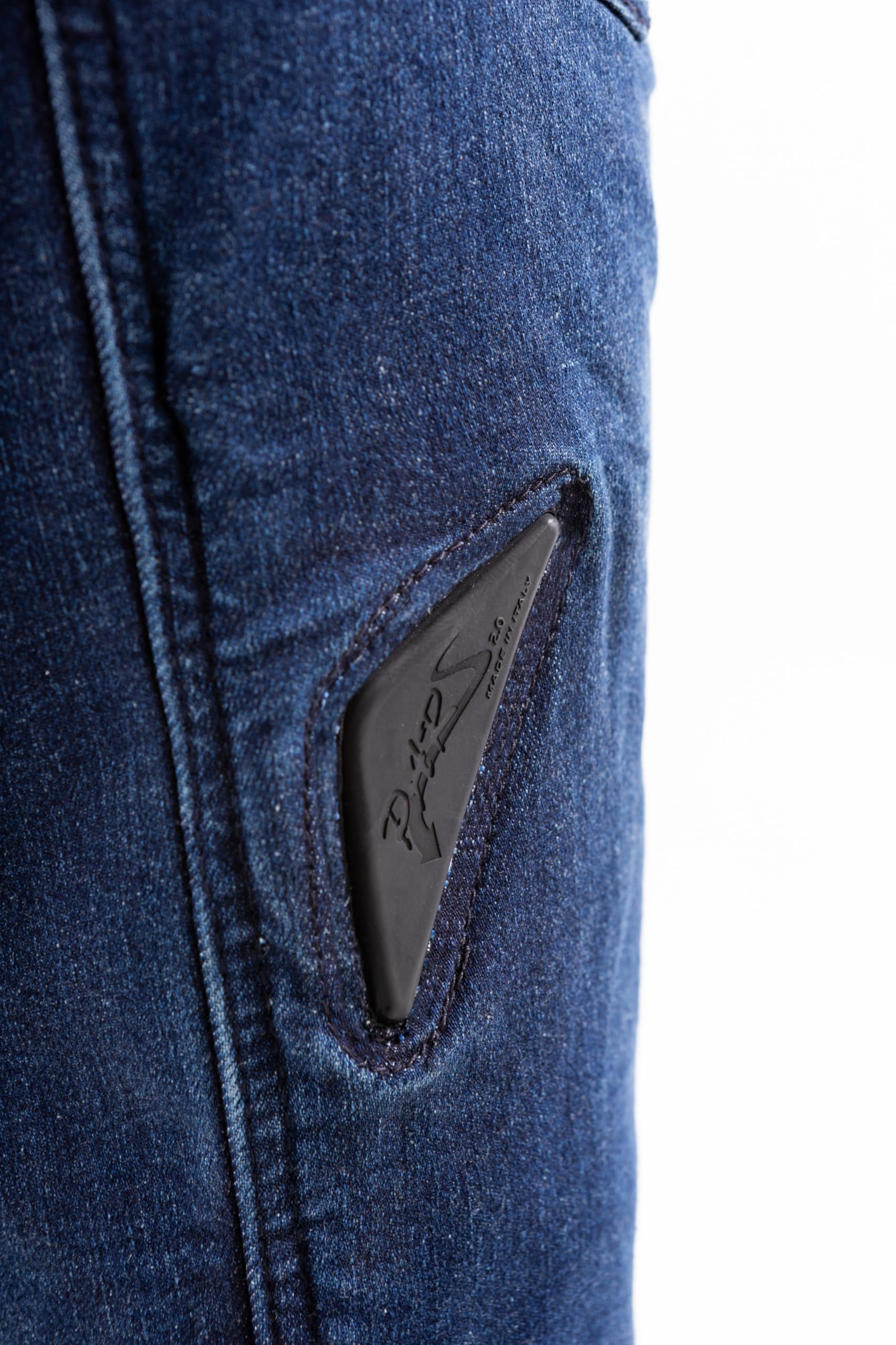 PARS San Remo Pantalon de moto en jean Kevlar Denim Slim Fit avec protections incluses Bleu pour homme