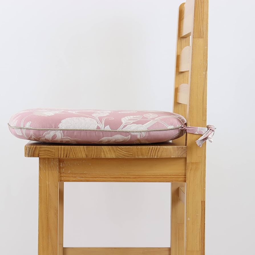 J　ピンパネル風ダイニングシートクッション6枚セット　ピンク J ピンパネル風ダイニングシートクッション6枚セット ピンク J