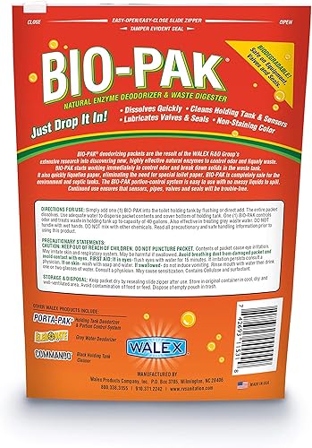 Miniatura 8 de Walex BOI-11530 Bio-Pak - Desodorizante natural para depósito de basura aroma alpino 10 unidades